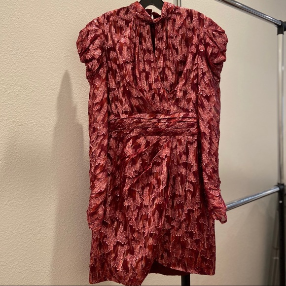 Jonathan Simkhai Red Metallic Dress - Picture 6 of 6